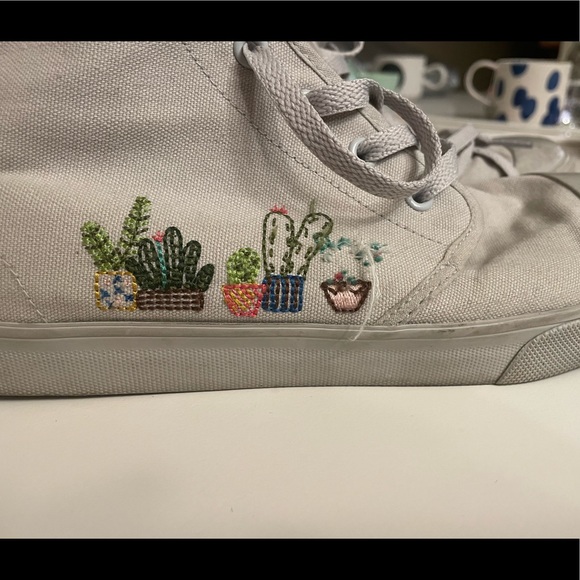 Bangs Shoes - London fog succulent high top W 9.5, M 8 - Picture 4 of 7